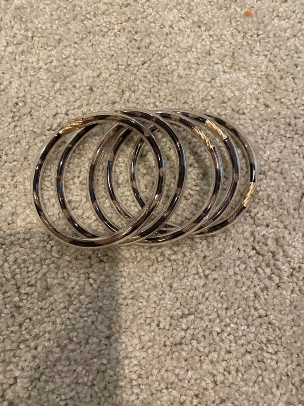 Set of 5 bangle bracelets